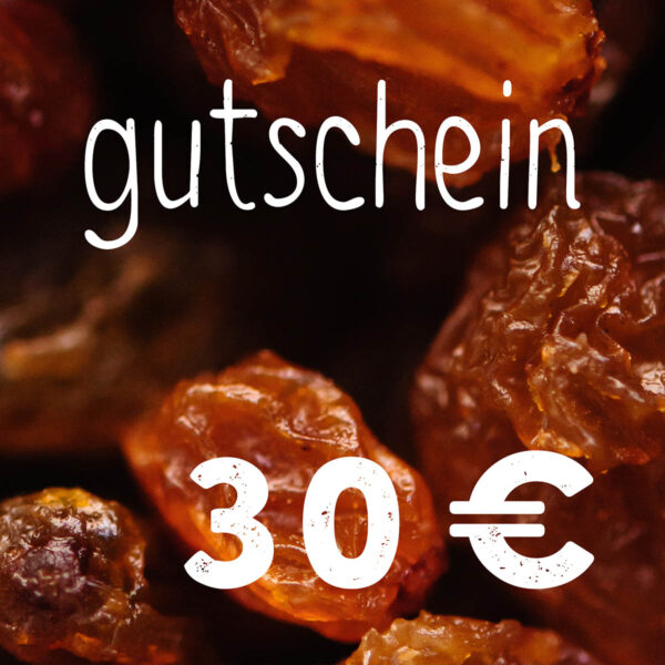 30 € Gutschein »unverpackt«